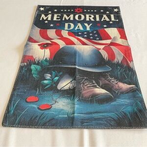 Memorial Day Decorative Garden Flag